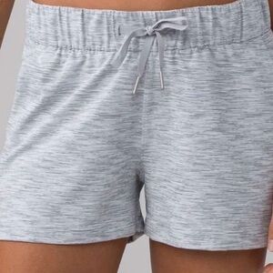 lululemon athletica Heathered Gray Athletic Shorts
